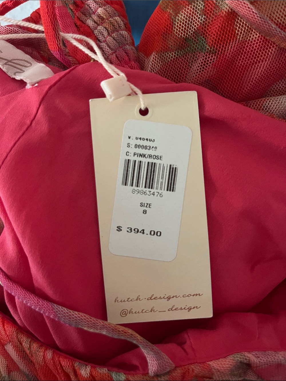Hutch Red Floral Maxi Dress - Picture 5 of 5